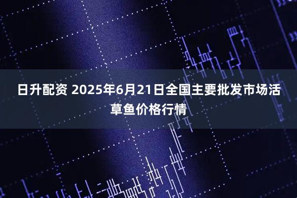 日升配资 2025年6月21日全国主要批发市场活草鱼价格行情